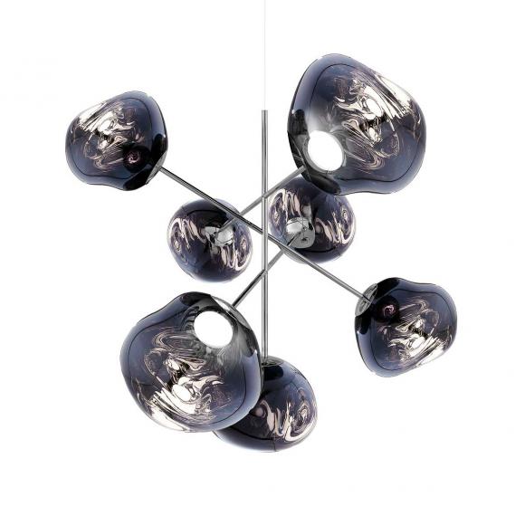 Tom Dixon Melt LED Chandelier Large Smoke MEC01SM-CEUM4 chandelier Smoke