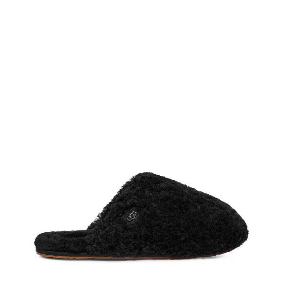 UGG Maxi Curly Slide Slipper Black UK size 3 / US size 5 Black BLK