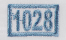 blue 1028 colour swatch image