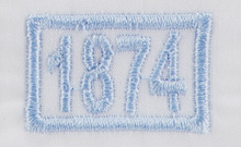 blue baby 1874 colour swatch image