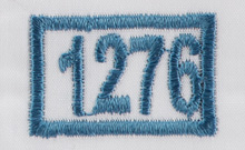 blue deep air force 1276 colour swatch image