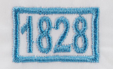 blue mid 1828 colour swatch image