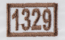 brown 1329 colour swatch image