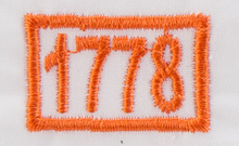 orange 1778 colour swatch image