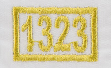 yellow mid gold 1323 colour swatch image