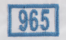 blue mid 965 colour swatch image