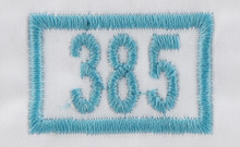 blue mid air force 385 colour swatch image