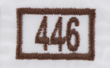 brown 446 colour swatch image