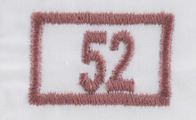 maroon pale 52 colour swatch image