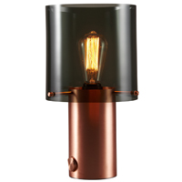 anthracite glass & copper