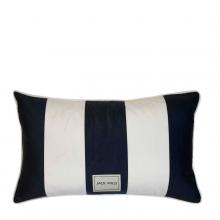 Jack Wills Heritage Stripe Navy / Vintage White Cushion