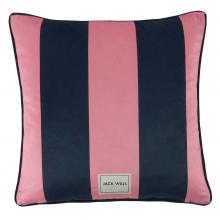 Jack Wills Heritage Stripe Navy / Pink Cushion