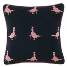 Jack Wills Mr Wills Knitted Cushion Navy / Pink