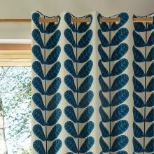 Orla Kiely Botanica Marine Ready Made Curtains