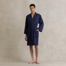 Ralph Lauren Home Doncaster Kimono Robe Navy