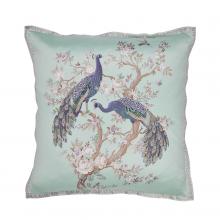 Laura Ashley Belvedere Duck Egg Embroidered Cushion