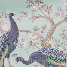 Laura Ashley Belvedere Duck Egg Embroidered Cushion