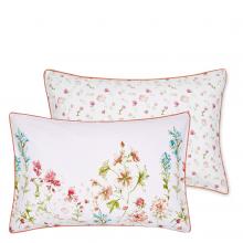 Laura Ashley Wild Meadow Crimson Duvet Cover Set