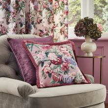 Laura Ashley Pembrey Mulberry Cushion