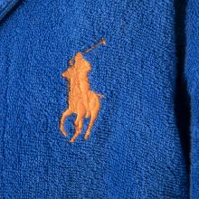 Ralph Lauren Polo Player Hooded Robe Iris Blue 