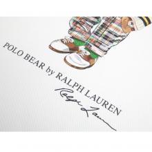 Ralph Lauren Home Preppy Hampton Bear Cushion Cover White