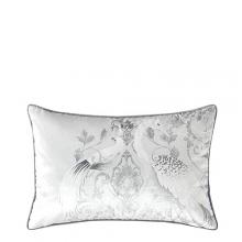 Laura Ashley Tregaron Silver Velvet Cushion