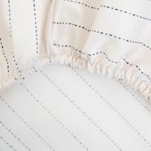 Boss Home Boss Tennis Stripes Fitted Sheet Navy