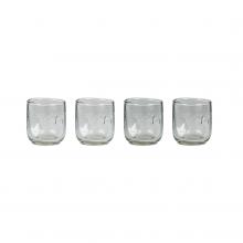 Nkuku Chandani Short Tumbler - Clear Recycled Glass