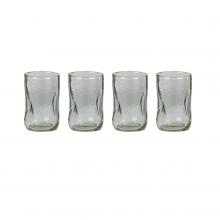 Nkuku Chandani Short Tumbler - Clear Recycled Glass