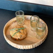 Nkuku Gavivi Mango Wood Serving Bowl 