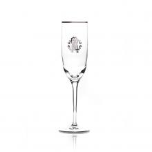 Roberto Cavalli Monogramma Platin Champagne Goblet
