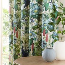 Wedgwood by Clarke & Clarke Waterlily Natural Curtains