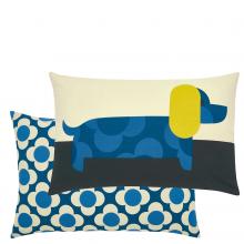 Orla Kiely Dachshund Blue Cushion