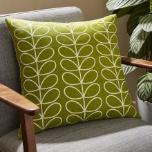 Orla Kiely Small Linear Stem Cushion Pear