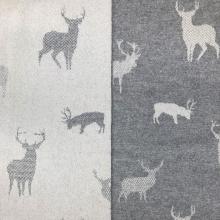 The Isle Mill The Stag Throw Grey