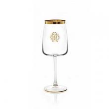 Roberto Cavalli New Monogram Gold Wine Goblet
