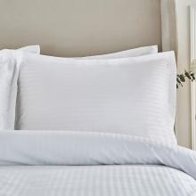 Liddell Liddell 400 Striped Sateen 38cm box depth Fitted Sheet