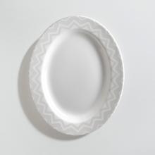 Missoni Home Collection Zig Zag White Oval Dish