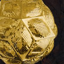 Tom Dixon Puff LED Pendant System Trio Brass