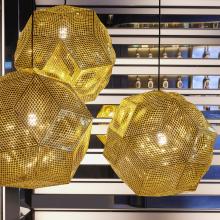 Tom Dixon Puff LED Pendant System Trio Brass