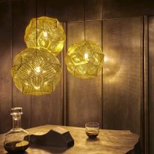 Tom Dixon Puff LED Pendant System Trio Brass