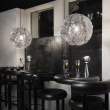 Tom Dixon Puff LED Pendant System Mega Stainless Steel