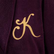 Kenzo K Varsity Kimono Robe Aubergine