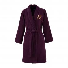 Kenzo K Varsity Kimono Robe Aubergine