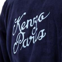 Kenzo K Varsity Kimono Robe Marine