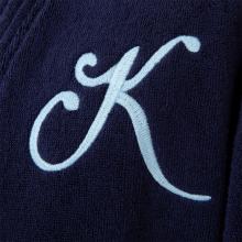 Kenzo K Varsity Kimono Robe Marine