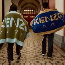 Kenzo K Label Beach Towel Rouge