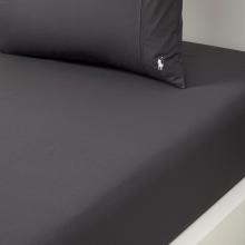 Ralph Lauren Polo Player Fitted Sheet Charcoal