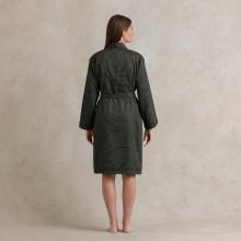 Ralph Lauren Home Doncaster Kimono Robe Dark Green 