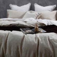 MM Linen Laundered Linen Duvet Cover Set Natural